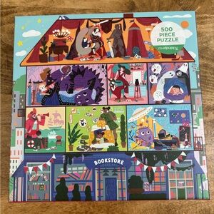 Colorful Bookstore 500 Piece Puzzle by Mudpuppy